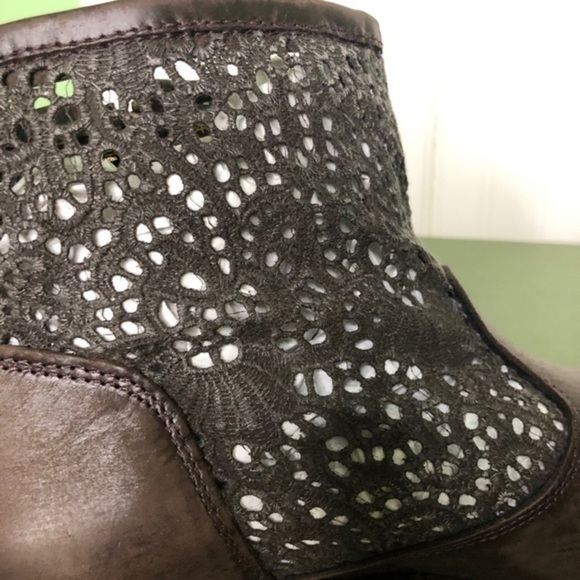 NWT Musse & Cloud Laser Cut AINHOA Zippered Boots - Picture 6 of 12